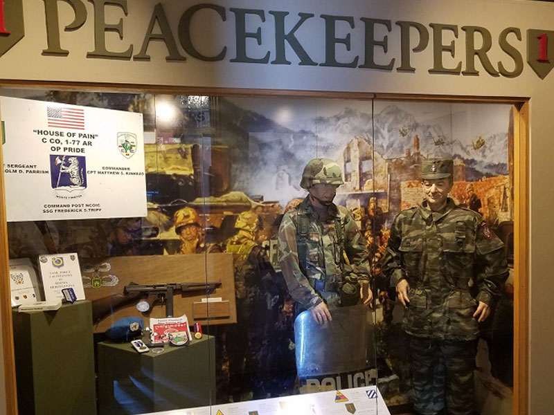 US Army museum display - Peacekeepers